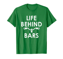 Load image into Gallery viewer, Life Behind Bars - Funny Biker and Cyclist Gifts T-Shirt