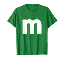 Load image into Gallery viewer, letter m Shirt lower case alphabet matching Halloween Tee