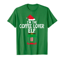 Load image into Gallery viewer, I'm The Coffee Lover Elf Family Matching Christmas Tshirt T-Shirt