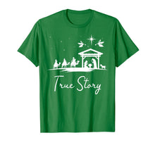 Load image into Gallery viewer, Christmas Nativity Shirt True Story Nativity Scene Gifts T-Shirt