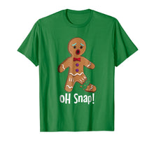 Load image into Gallery viewer, Gingerbread Man - Oh Snap Funny Cute Christmas Shirt