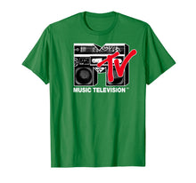 Load image into Gallery viewer, MTV Logo Red Boombox Graphic T-Shirt
