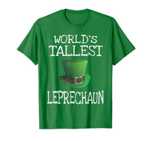 Load image into Gallery viewer, World's Tallest Leprechaun Funny St Patrick's Day Boys Men T-Shirt-977316