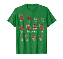 Load image into Gallery viewer, Chocolate Quick Maths Fractions Math Teacher T-Shirt-1140460