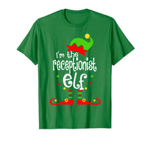 Load image into Gallery viewer, Receptionist Elf Christmas Costume Mom Dad Xmas T-Shirt