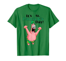 Load image into Gallery viewer, Spongebob St. Patrick's day T-shirt T-Shirt-3281