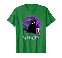 Load image into Gallery viewer, What Murderous Cat Holding Knife Funny Halloween Costume T-Shirt