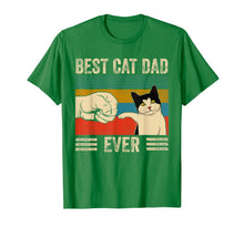 Load image into Gallery viewer, Mens Vintage Best Cat Dad Ever Bump Fit T-Shirt-308896