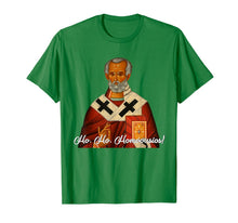 Load image into Gallery viewer, Ho Ho Homoousios! (Real Santa) T-Shirt