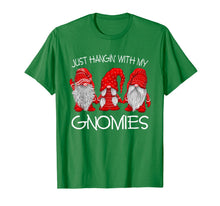 Load image into Gallery viewer, Three Gnomes In Red - Just Hangin' with my Gnomies Christmas T-Shirt