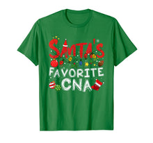 Load image into Gallery viewer, Santa's Favorite CNA Christmas Lights Xmas Gift T-Shirt