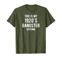 Load image into Gallery viewer, This is My 1920s Gangster Costume Halloween Mafia Gangster T-Shirt