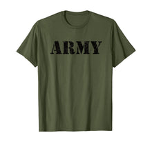 Load image into Gallery viewer, Vintage USA Army T Shirt | Military Green US Retro Logo Gift T-Shirt