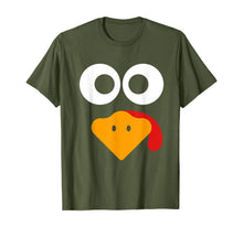 Load image into Gallery viewer, Cute Turkey Face Funny Thanksgiving Gift T-Shirt