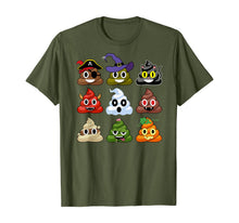 Load image into Gallery viewer, Halloween Poop Emojis Funny T-Shirt