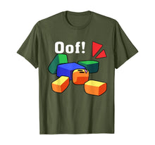 Load image into Gallery viewer, OOF! Funny Blox Noob Gamer T-Shirt