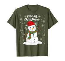 Load image into Gallery viewer, Christmas - Merry Christmas Snowman T-Shirt