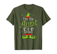 Load image into Gallery viewer, I'm The Aunt Elf Christmas Group Matching Family Xmas Gift T-Shirt
