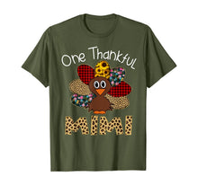 Load image into Gallery viewer, Turkey One Thankful Mimi Grandma Thanksgiving Fall Gift T-Shirt