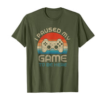 Load image into Gallery viewer, I Paused My Game To Be Here Gamer Vintage T-Shirt