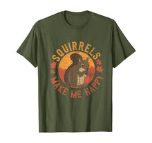 Load image into Gallery viewer, Squirrels Make Me Happy - Vintage Squirrel T-Shirt