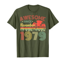Load image into Gallery viewer, Awesome Since November 1979 40th Birthday Gifts 40 Years Old T-Shirt