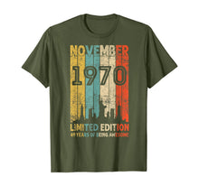 Load image into Gallery viewer, Vintage November 1970 Shirt 49 Years Old 1970 Birthday Gift T-Shirt