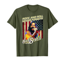 Load image into Gallery viewer, Graphic Bob shirt Seger Funny American Flag Retro Love Music T-Shirt