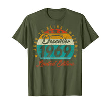 Load image into Gallery viewer, Vintage December 1969 Design 50 Years Old 1969 Birthday Gift T-Shirt