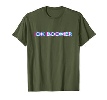 Load image into Gallery viewer, OK Boomer Meme Funny Anaglyph Type T-Shirt