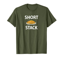 Load image into Gallery viewer, Pancakes Short Stack, Sarcastic, Funny, Joke, Family T-Shirt-3107961