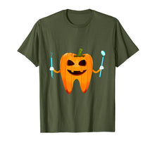 Load image into Gallery viewer, Funny Dental Halloween Tooth Pumpkin Dentist Halloween Gift T-Shirt