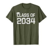 Load image into Gallery viewer, Class Of 2034 Grow With Me Graduation First Day Of School T-Shirt