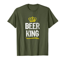 Load image into Gallery viewer, Beer King Men Boys Drinking Funny Cool Lover Gift T-Shirt-2446409
