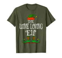 Load image into Gallery viewer, The Wine Loving Elf Family Matching Funny Christmas Gift T-Shirt