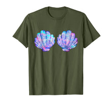 Load image into Gallery viewer, Mermaid Seashell Bra / Bikiny Funny Party Costume / Gift T-Shirt