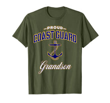 Load image into Gallery viewer, Coast Guard Grandson T-Shirt-3203706
