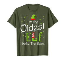 Load image into Gallery viewer, I'm The Oldest Elf Christmas Gift Idea Xmas Family T-Shirt