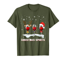 Load image into Gallery viewer, Christmas Spirits Wine Bubbly Martinis T Shirt Funny T-Shirt