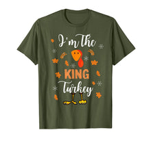 Load image into Gallery viewer, I'm the King Turkey Thanksgiving T-Shirt