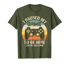 Load image into Gallery viewer, i paused my game to be here you're welcome for boy men youth T-Shirt