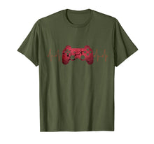 Load image into Gallery viewer, Gamer Heartbeat Video Games Gaming Gift Boys Teens T-Shirt-446098