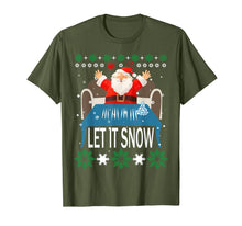 Load image into Gallery viewer, Let it Snow Cocaine Santa Funny Christmas T-Shirt-1267261