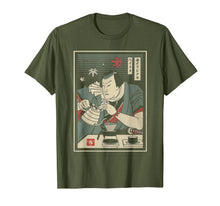 Load image into Gallery viewer, Funny BARISTA Samurai lover gift, barista samurai Japanese T-Shirt
