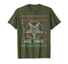 Load image into Gallery viewer, Hail Santa Ugly Christmas Sweater T-Shirt-2196243