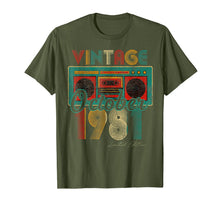 Load image into Gallery viewer, Vintage Cassett October 1981 Classic 38th Bday 38 Yrs T-Shirt