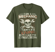 Load image into Gallery viewer, I'm A Mechanic I Can't Fix Stupid - Mechanics T-Shirts-275676