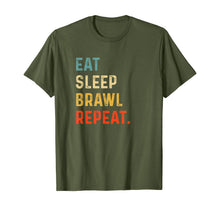 Load image into Gallery viewer, Eat Sleep Brawl Repeat Gamer T-Shirt-260793