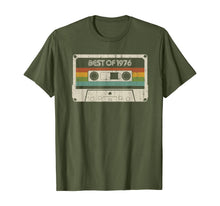 Load image into Gallery viewer, Vintage Best of 1976 43th Birthday Cassette T-Shirt-218527