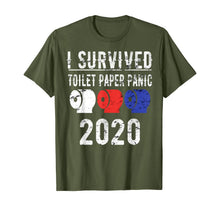 Load image into Gallery viewer, I SURVIVED TOILET PAPER PANIC 2020 Shirt Pandemic Flu Gift T-Shirt-481494